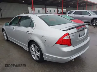 2012 Ford Fusion SPORT with VIN 3FAHP0KC4CR251507, listed as a IAAI auction lot 41592028 with 56,055 mi miles. Bid and sale history available at carsss.com. Image 3.