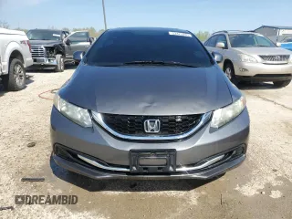 2013 Honda Civic EX with VIN 2HGFB2F89DH506846, listed as a Copart auction lot 53423285 with 92,542 mi miles and Salvage Title. Bid and sale history available at DreamBid. Image 5.