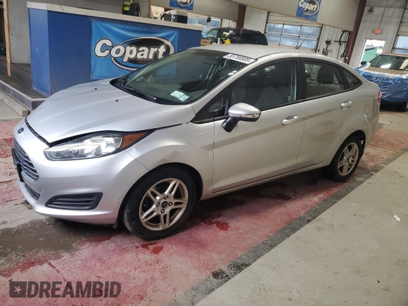 2017 Ford Fiesta SE with VIN 3FADP4BJ3HM128550, listed as a Copart auction lot 55759505 with 53,763 mi miles and Clean Title. Bid and sale history available at DreamBid. Image 1.