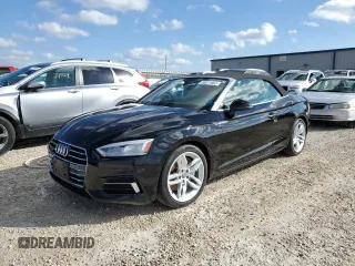 2019 Audi A5 Cabriolet Premium z VIN WAUWNGF56KN010302, wystawiony jako Copart lot #65011662 z przebiegiem Nie podano mil oraz . Historia ofert i sprzedaży dostępna na DreamBid. Obrazek 1.