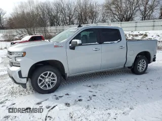 2019 Chevrolet Silverado 1500 LT with VIN 1GCUYDED2KZ115730, listed as a Copart auction lot 44163495 with 122,532 mi miles and Clean Title. Bid and sale history available at carsss.com. Image 1.