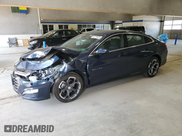 2022 Chevrolet Malibu LT with VIN 1G1ZD5ST6NF178203, listed as a Copart auction lot 52774825 with 32,995 mi miles and Salvage Title. Bid and sale history available at DreamBid. Image 1.