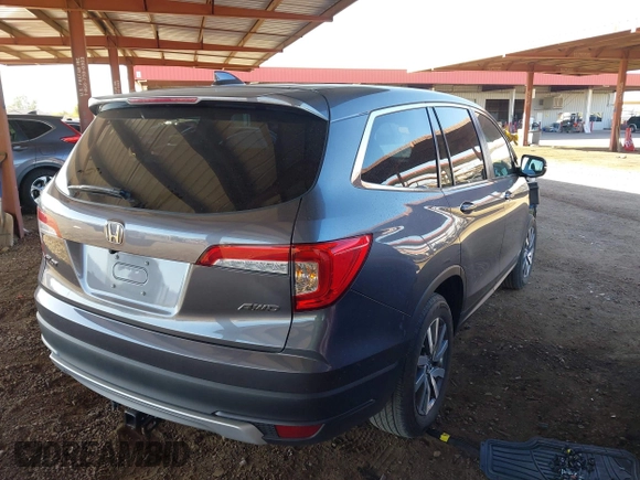 2019 Honda Pilot EX-L with VIN 5FNYF6H56KB099156, listed as a IAAI auction lot 41491204 with 32,651 mi miles. Bid and sale history available at carsss.com. Image 4.