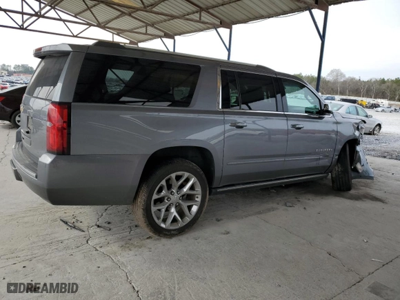 2018 Chevrolet Suburban Premier with VIN 1GNSCJKC1JR203318, listed as a Copart auction lot 44690745 with 120,137 mi miles and Salvage Title. Bid and sale history available at carsss.com. Image 3.
