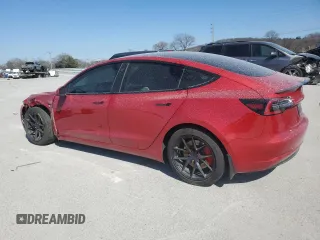 2021 Tesla Model 3 Performance with VIN 5YJ3E1EC9MF013392, listed as a Copart auction lot 48488125 with 55,402 mi miles and Salvage Title. Bid and sale history available at DreamBid. Image 2.