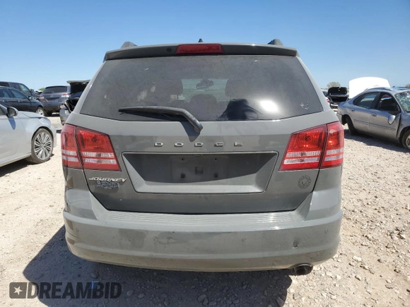 2020 Dodge Journey SE Value with VIN 3C4PDCAB4LT266116, listed as a Copart auction lot 49738395 with Not Provided miles and Salvage Title. Bid and sale history available at carsss.com. Image 6.