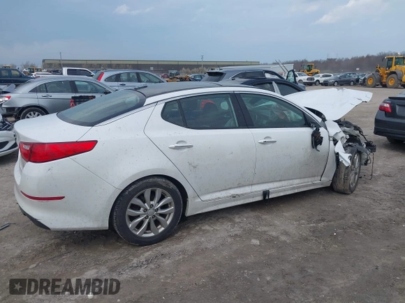 2015 Kia Optima EX with VIN 5XXGN4A77FG509304, listed as a IAAI auction lot 42026439 with 96,144 mi miles. Bid and sale history available at carsss.com. Image 13.