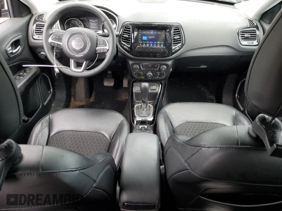 2021 Jeep Compass Latitude with VIN 3C4NJCBB2MT539201, listed as a Copart auction lot 58325985 with 94,170 mi miles and Salvage title. Bid and sale history available at DreamBid. Image 8.