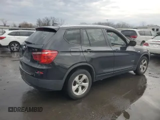 2012 BMW X3 28i with VIN 5UXWX5C50CL720703, listed as a Copart auction lot 46665185 with 143,541 mi miles and Salvage Title. Bid and sale history available at DreamBid. Image 3.