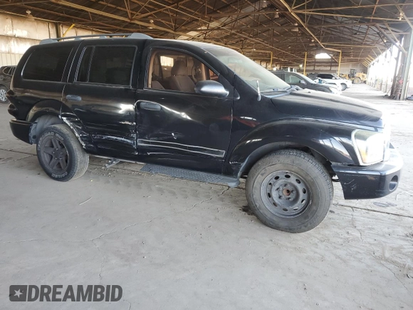 2004 Dodge Durango SLT with VIN 1D4HD48NX4F202378, listed as a Copart auction lot 47530825 with 320,975 mi miles and Salvage title. Bid and sale history available at DreamBid. Image 4.