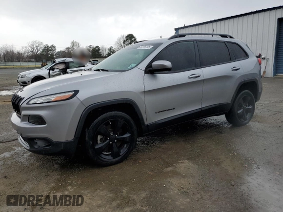 2017 Jeep Cherokee Limited with VIN 1C4PJLDB8HW516866, listed as a Copart auction lot 45516135 with 187,558 mi miles and Salvage Title. Bid and sale history available at carsss.com. Image 1.