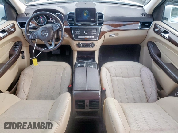 2017 Mercedes-Benz GLS 450 with VIN 4JGDF6EE2HA905445, listed as a Copart auction lot 62874365 with 165,092 mi miles and Clean title. Bid and sale history available at DreamBid. Image 8.