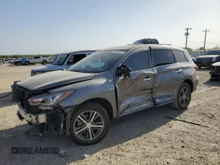 2019 Infiniti QX60 LUXE with VIN 5N1DL0MN8KC527165, listed as a Copart auction lot 50025525 with 99,705 mi miles and Salvage Title. Bid and sale history available at carsss.com. Image 1.