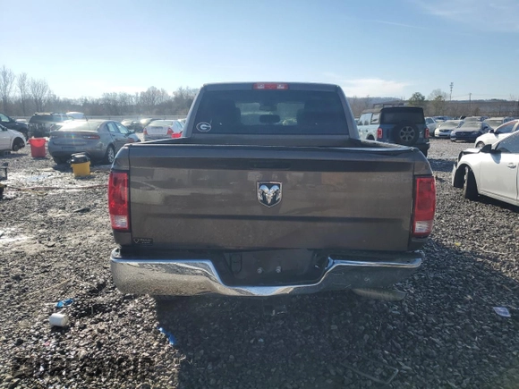 2020 Ram 1500 Classic Express with VIN 3C6RR6KG8LG209634, listed as a Copart auction lot 42375315 with 61,175 mi miles and Salvage Title. Bid and sale history available at carsss.com. Image 6.