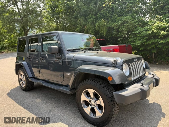 2016 Jeep Wrangler Unlimited Sahara with VIN 1C4BJWEG9GL169490, listed as a Copart auction lot 61507025 with 198,602 mi miles and Clean title. Bid and sale history available at DreamBid. Image 1.