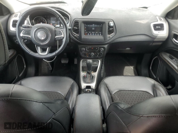 2020 Jeep Compass Latitude with VIN 3C4NJCBB3LT235180, listed as a Copart auction lot 57204295 with 74,821 mi miles and Salvage title. Bid and sale history available at DreamBid. Image 8.