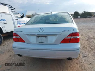 2005 Lexus LS 430 with VIN JTHBN36FX55011393, listed as a IAAI auction lot 41883790 with 186,981 mi miles. Bid and sale history available at carsss.com. Image 16.