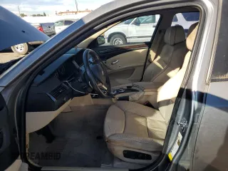 2008 BMW 5 Series 535i with VIN WBANW13598CZ77596, listed as a Copart auction lot 81843564 with 272,078 mi miles and Salvage Title. Bid and sale history available at carsss.com. Image 7.