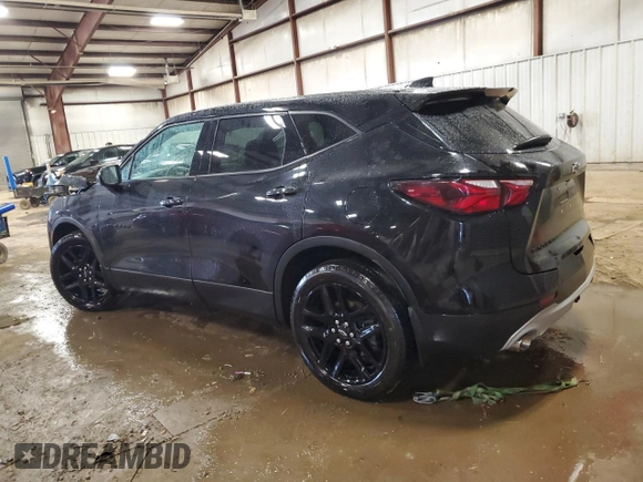 2022 Chevrolet Blazer LT with VIN 3GNKBHRS0NS112777, listed as a Copart auction lot 55030545 with 20,653 mi miles and Salvage title. Bid and sale history available at DreamBid. Image 2.