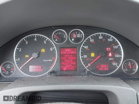 2004 Audi A6 3.0L with VIN WAULT64B64N079747, listed as a IAAI auction lot 41346752 with 135,169 mi miles. Bid and sale history available at carsss.com. Image 7.