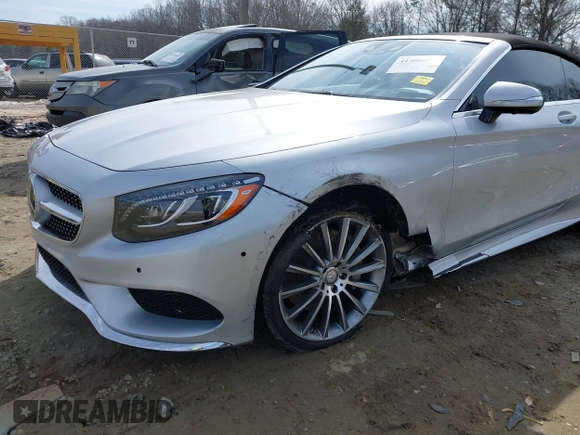 2017 Mercedes-Benz S 550 with VIN WDDXK8CB1HA019169, listed as a IAAI auction lot 41406073 with 17,581 mi miles and . Bid and sale history available at DreamBid. Image 6.