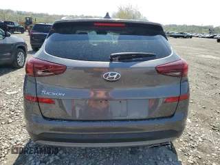 2021 Hyundai Tucson SEL z VIN KM8J33AL1MU306155, wystawiony jako Copart lot #53405475 z przebiegiem 51 930 mil mil oraz Szkoda całkowita • Salvage title. Historia ofert i sprzedaży dostępna na DreamBid. Obrazek 6.