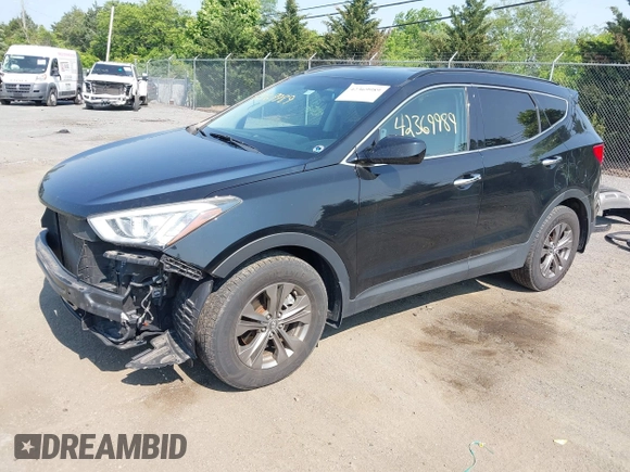 2014 Hyundai Santa Fe with VIN 5XYZUDLB9EG187420, listed as a IAAI auction lot 42369989 with 181,713 mi miles and . Bid and sale history available at DreamBid. Image 2.