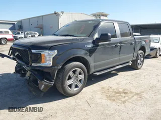 2018 Ford F-150 XL with VIN 1FTEW1E50JKE13640, listed as a IAAI auction lot 41228537 with 146,927 mi miles. Bid and sale history available at carsss.com. Image 17.