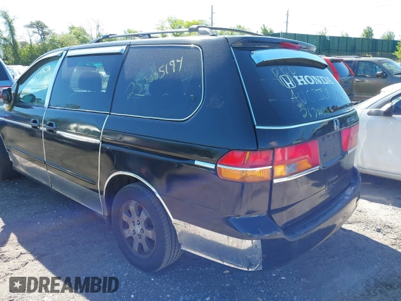 2003 Honda Odyssey EX-L z VIN 5FNRL18943B068332, wystawiony jako IAAI lot #42305497 z przebiegiem Nie podano mil oraz . Historia ofert i sprzedaży dostępna na DreamBid. Obrazek 3.