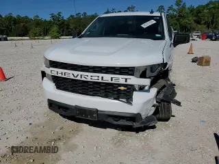 2020 Chevrolet Silverado 1500 Custom with VIN 1GCRWBEK8LZ243650, listed as a Copart auction lot 80707824 with 80,320 mi miles and Salvage Title. Bid and sale history available at carsss.com. Image 14.