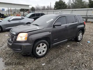 2016 GMC Terrain SLE with VIN 2GKALMEK2G6137220, listed as a Copart auction lot 47583625 with 117,156 mi miles and Salvage Title. Bid and sale history available at carsss.com. Image 1.
