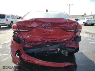 2017 Hyundai Elantra SE with VIN 5NPD84LF3HH197701, listed as a Copart auction lot 48785035 with 27,019 mi miles and Salvage Title. Bid and sale history available at carsss.com. Image 6.