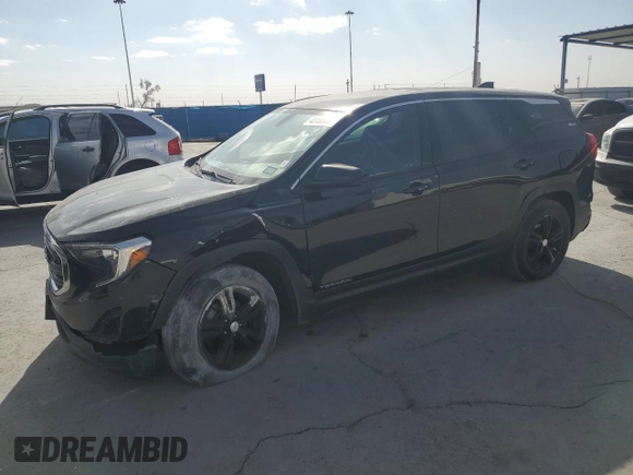 2019 GMC Terrain SLE with VIN 3GKALMEV1KL202072, listed as a Copart auction lot 43186445 with 127,837 mi miles and Clean Title. Bid and sale history available at DreamBid. Image 1.