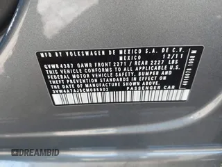 2012 Volkswagen Jetta GLI Autobahn with VIN 3VW4A7AJ5CM085902, listed as a IAAI auction lot 41830844 with 75,869 mi miles and . Bid and sale history available at DreamBid. Image 9.