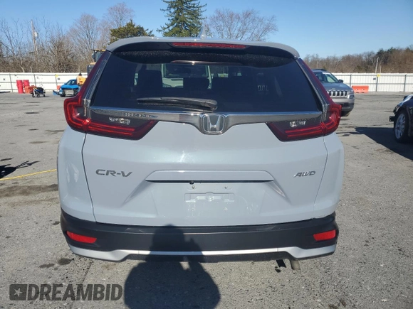 2020 Honda CR-V EX with VIN 2HKRW2H50LH658216, listed as a Copart auction lot 49878945 with 76,061 mi miles and Salvage Title. Bid and sale history available at carsss.com. Image 6.