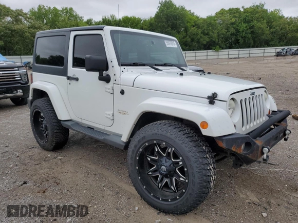 2013 Jeep Wrangler Sahara with VIN 1C4AJWBGXDL579341, listed as a Copart auction lot 55970815 with 105,961 mi miles and Salvage title. Bid and sale history available at DreamBid. Image 4.