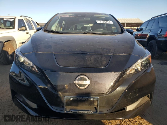 2024 Nissan LEAF S with VIN 1N4AZ1BV2RC554876, listed as a Copart auction lot 76704724 with 4,532 mi miles and Clean title. Bid and sale history available at DreamBid. Image 5.