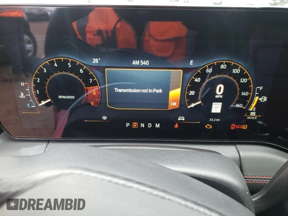 2024 Ford Mustang GT Premium with VIN 1FAGP8FF8R5108165, listed as a Copart auction lot 43248194 with 33 mi miles and Salvage title. Bid and sale history available at DreamBid. Image 9.