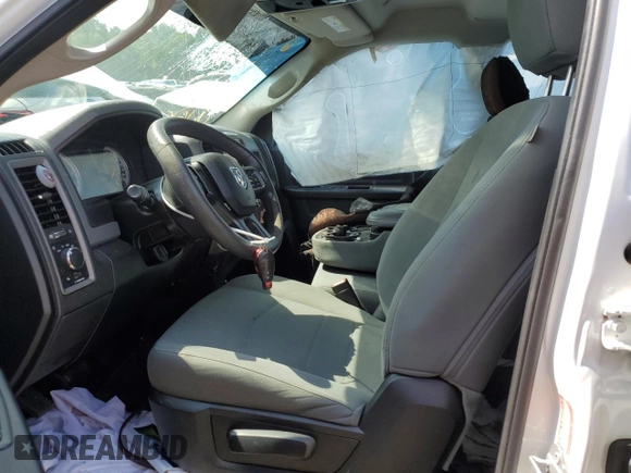 2018 Ram 1500 Tradesman with VIN 1C6RR6FT8JS127657, listed as a Copart auction lot 57570605 with 168,311 mi miles and Salvage title. Bid and sale history available at DreamBid. Image 7.