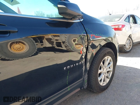 2019 Chevrolet Equinox LT with VIN 2GNAXUEV4K6135155, listed as a IAAI auction lot 41796183 with 104,554 mi miles and . Bid and sale history available at carsss.com. Image 17.