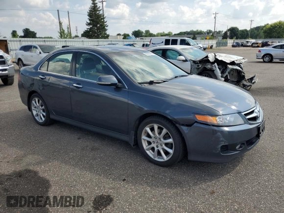 2007 Acura TSX with VIN JH4CL96827C020182, listed as a Copart auction lot 65925845 with 174,271 mi miles and Salvage title. Bid and sale history available at DreamBid. Image 4.