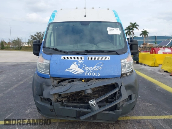 2017 Ram ProMaster Cargo with VIN 3C6TRVBG2HE524285, listed as a IAAI auction lot 41368437 with 187,580 mi miles and . Bid and sale history available at DreamBid. Image 6.