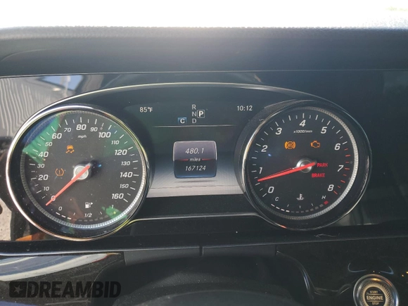 2017 Mercedes-Benz E 300 Luxury with VIN WDDZF4KB9HA059121, listed as a Copart auction lot 57799615 with 167,124 mi miles and Clean title. Bid and sale history available at DreamBid. Image 9.