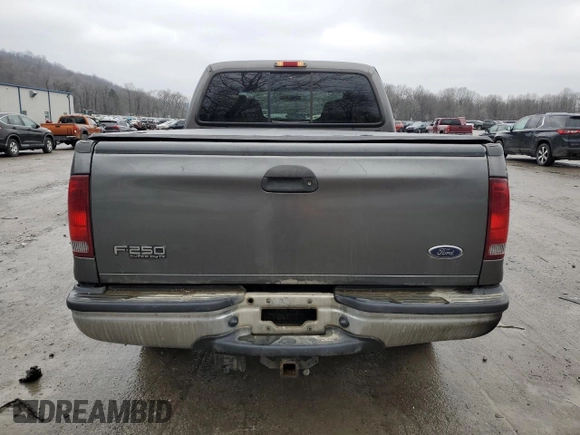 2004 Ford F-250 XL with VIN 1FTNW21P64EA89240, listed as a Copart auction lot 46856505 with 223,525 mi miles and Salvage title. Bid and sale history available at DreamBid. Image 6.