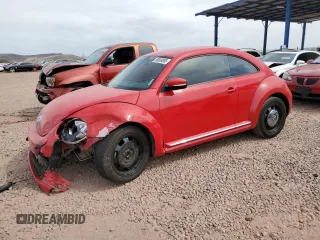 2013 Volkswagen Beetle 2.5L with VIN 3VWJP7AT3DM675021, listed as a Copart auction lot 50808805 with 107,156 mi miles and Salvage Title. Bid and sale history available at DreamBid. Image 1.