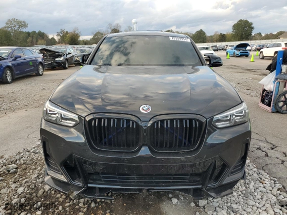 2023 BMW X4 M40i with VIN 5UX43DT02P9N61820, listed as a Copart auction lot 78389954 with 0 mi miles and Salvage Title. Bid and sale history available at carsss.com. Image 5.