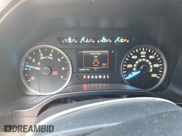2017 Ford F-150 XL with VIN 1FTEW1CF6HKC42897, listed as a Copart auction lot 48541305 with 150,997 mi miles and Clean Title. Bid and sale history available at carsss.com. Image 9.
