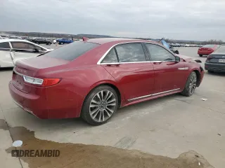 2018 Lincoln Continental Select with VIN 1LN6L9SK6J5610456, listed as a Copart auction lot 42383545 with 0 mi miles and Salvage Title. Bid and sale history available at carsss.com. Image 3.