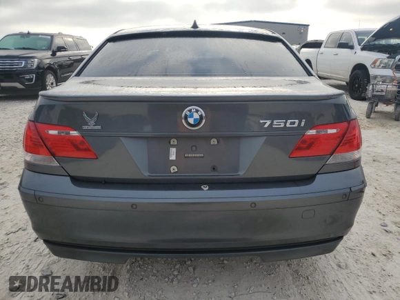 2006 BMW 7 Series 750i with VIN WBAHL835X6DT05231, listed as a Copart auction lot 52806995 with 101,357 mi miles and Salvage Title. Bid and sale history available at carsss.com. Image 6.