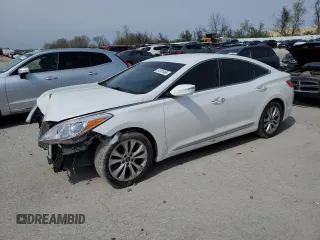 2013 Hyundai Azera with VIN KMHFG4JG2DA218865, listed as a Copart auction lot 51301965 with 135,506 mi miles and Salvage Title. Bid and sale history available at carsss.com. Image 1.